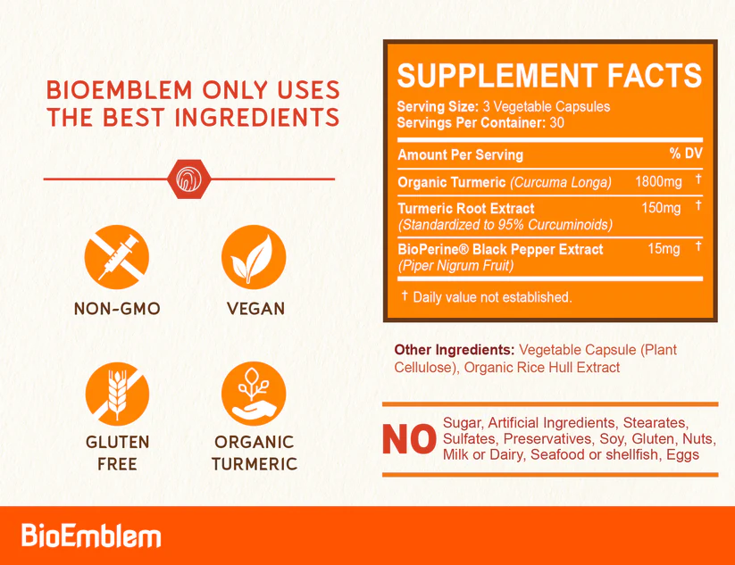 Turmeric Curcumin- 3 Bundles