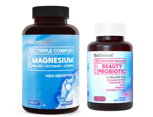 BioEmblem Triple Magnesium Complex Beauty Probiotics