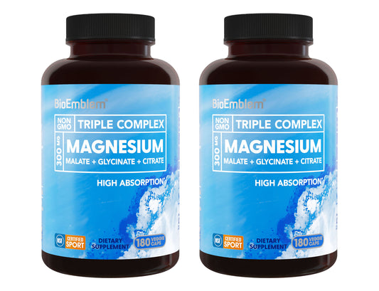 Triple Magnesium Complex 180ct (2-Pack)