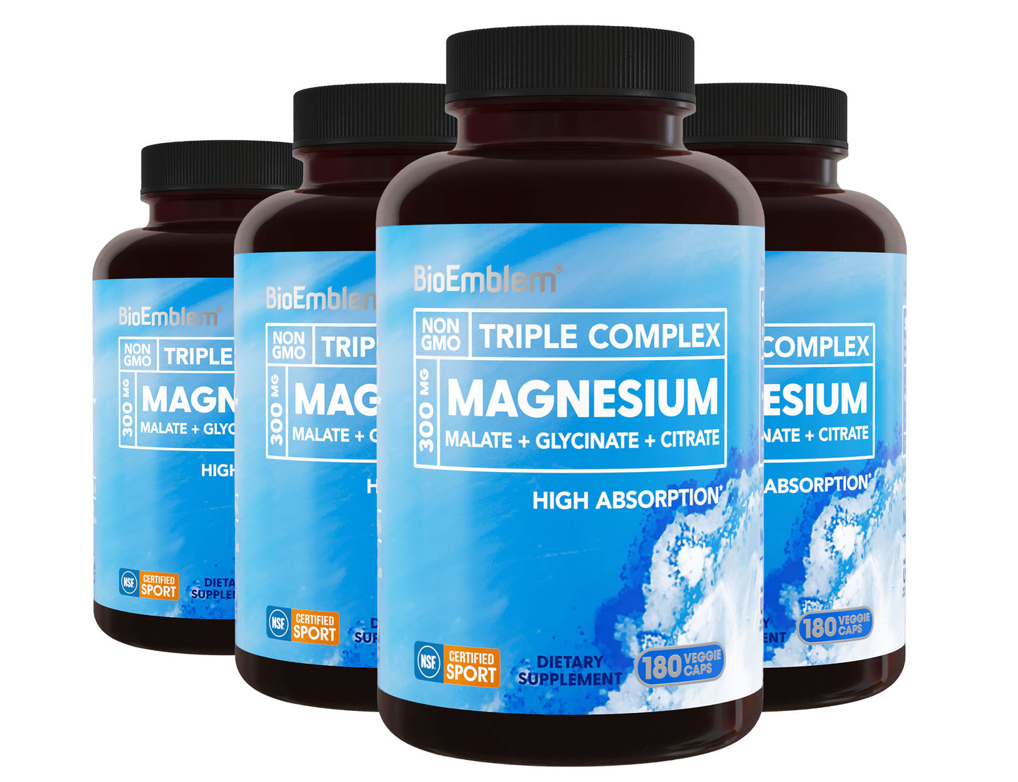 Triple Magnesium Complex 180ct (4-Pack)