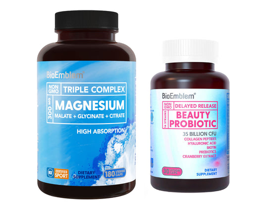 BioEmblem Triple Magnesium Complex Beauty Probiotics