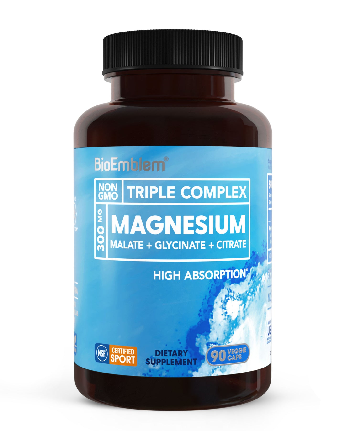 BioEmblem Triple Magnesium Complex and Beauty Probiotics for Women and CoQ10 with BioPerine